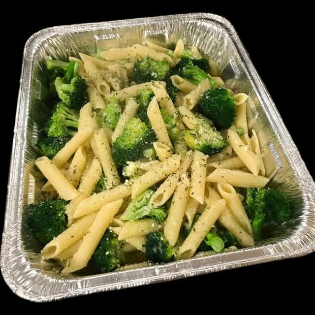 Pasta with Broccoli, Garlic & Oil Catering.