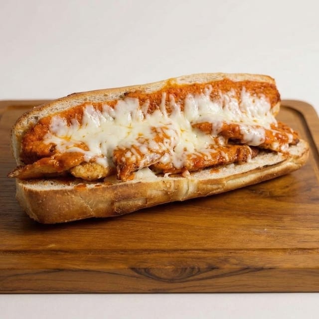 Chicken Parmigiana Sub.