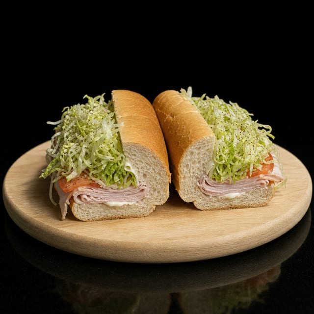 Turkey & Cheese Sandwich.