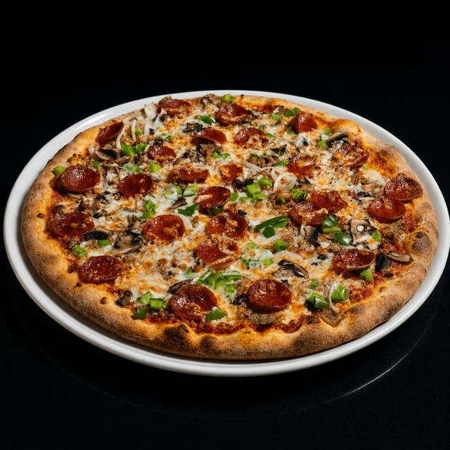 Special Supreme Pizza.