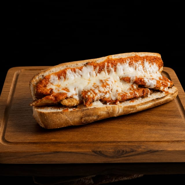 Chicken Parmigiana Sub.