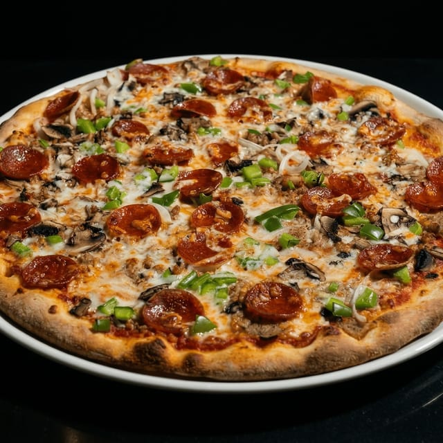 Special Supreme Pizza.